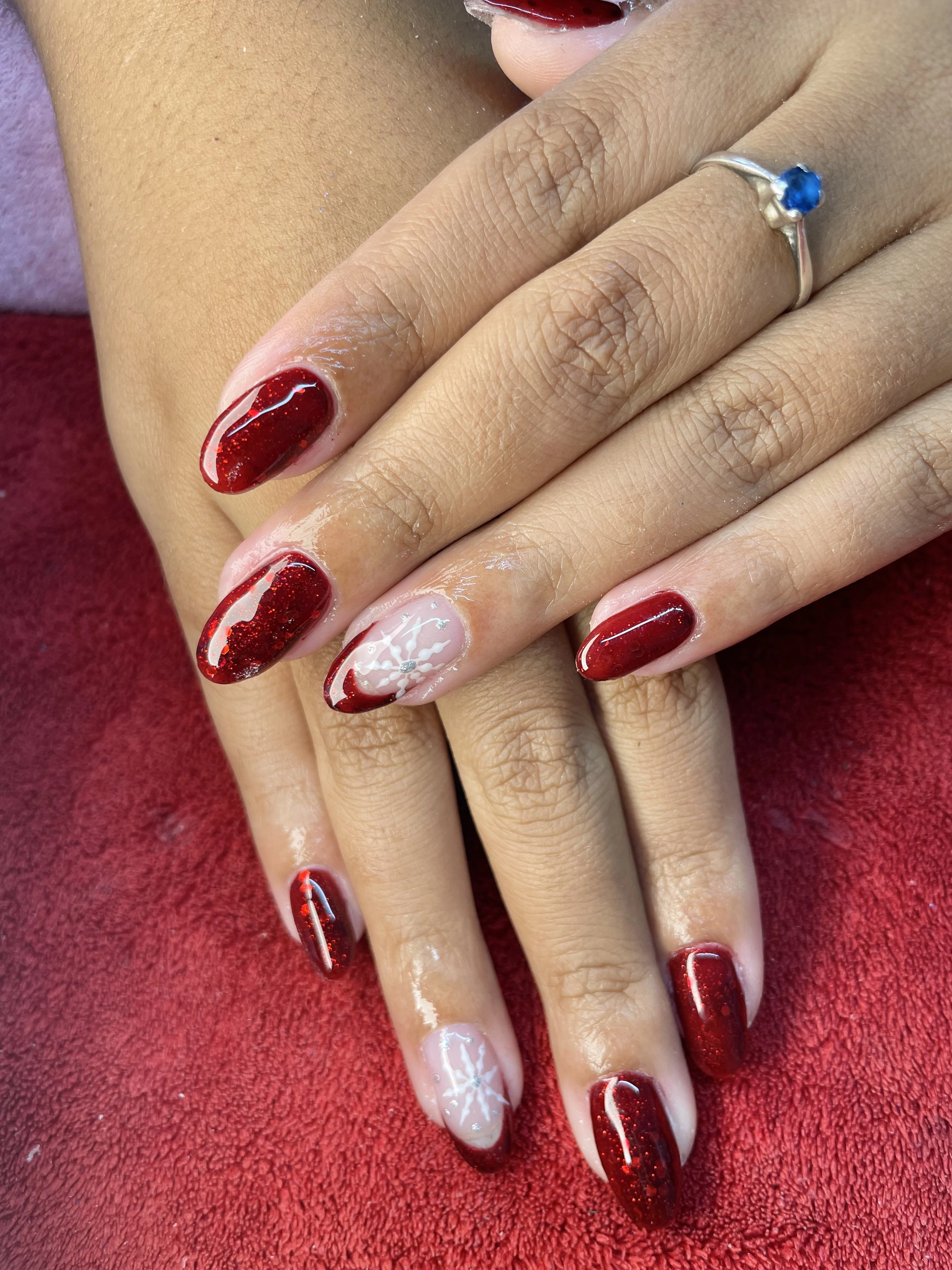 Uñas decoradas con efecto degradado